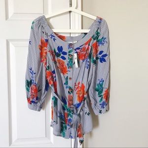 Anthropologie Mauve Top